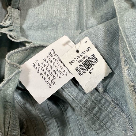 NWT abercrombie kids Denim Tank Top - Picture 4 of 6